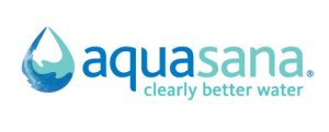 Le logo de la marque d'adoucisseur aquasana